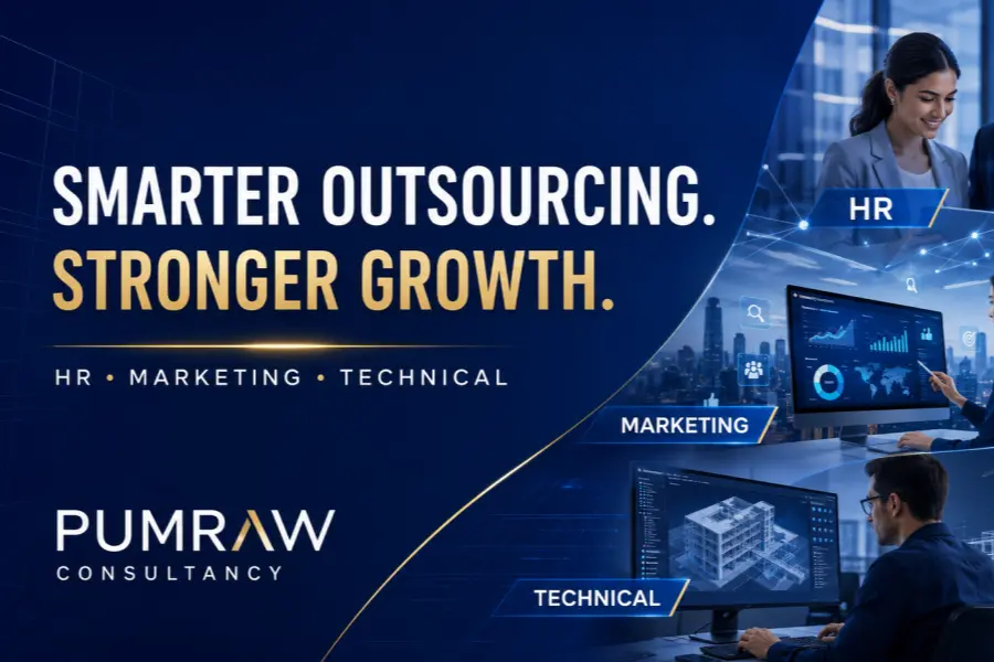 The advantages of using Pumraw for HR, marketing, and technical outsourcing